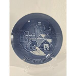 Vintage 1977 Bing And Grondahl Jule Christmas Plate